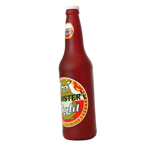 SILLY SQUEAKER Beer Bottle Barks - Hamster Light<br/>倉鼠啤酒瓶咬咬玩具 - Shark Tank Taiwan 