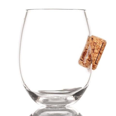 STUCK IN GLASS<br/>玻璃紅酒杯 - 軟木塞款