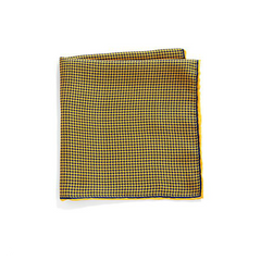 Saks Fifth Avenue Collection - Silk Houndstooth Pocket Square - Shark Tank Taiwan 歐美時尚生活網