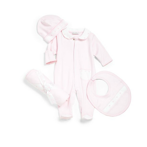 Kissy Kissy - Infant's Three-Piece Take Me Home Footie, Hat & Bib Set - Shark Tank Taiwan 歐美時尚生活網