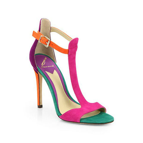 B Brian Atwood - Leigha T-Strap Sandals