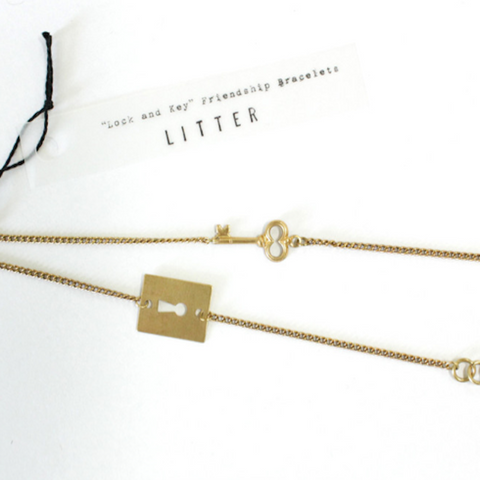 LITTER - 'LOCK AND KEY' FRIENDSHIP BRACELETS - Shark Tank Taiwan 