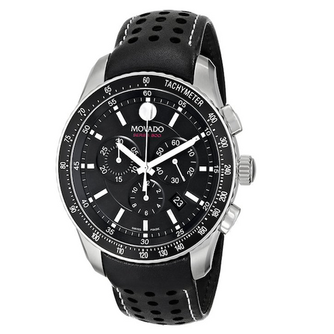 Movado - Series 800 Quartz Chronograph Black Dial Mens Watch 2600096