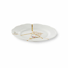 SELETTI<BR/>金色裂紋造型餐盤