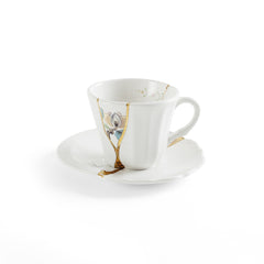 SELETTI<BR/>金色裂紋造型咖啡杯
