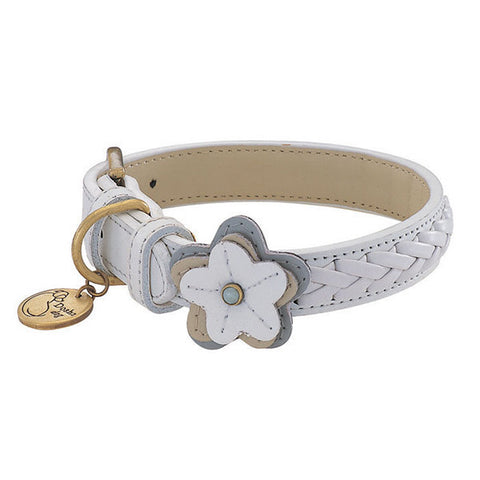 DOSHA DOG Petal Collection - Hematite Stone </br>花朵系列 項圈 (共3色) - Shark Tank Taiwan 