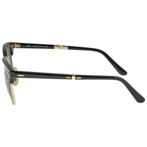 RAY BAN Folding Clubmaster Black - Green 51mm Sunglasses - Shark Tank Taiwan 