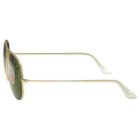 Ray Ban Large Aviator Polarized Arista Green Lens Sunglasses - Shark Tank Taiwan 