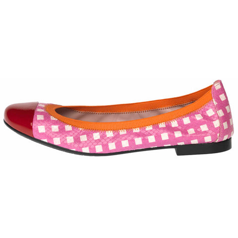 PRETTY BALLERINAS<BR/>Shirley 系列 海灘風情印花平底鞋 (共2色) - Shark Tank Taiwan 