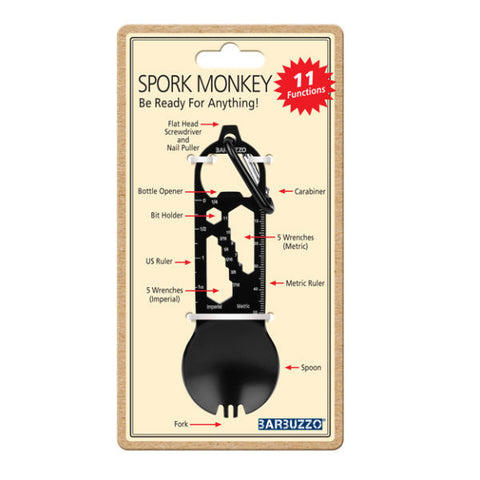 BARBUZZO Spork Monkey Multi Tool<BR/>Spork Monkey 萬用鑰匙圈