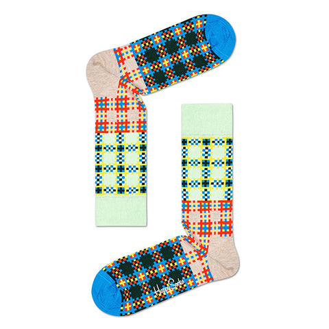 HAPPY SOCKS<br/>三色方格花紋襪 (36-40)