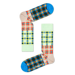 HAPPY SOCKS<br/>三色方格花紋襪 (36-40)