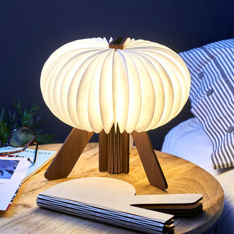 GINGKO<br/>木質 LED 字母 R 造型桌燈 (共2色)