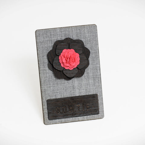 THE TWO GUYS BOW TIE Lapel Flower - Milwaukee<br/>手工木製胸花 - 米洛瓦 - Shark Tank Taiwan 