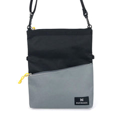 MARMANSK Lovozero<br/>超薄輕便摺疊隨身側背包 - Black & Grey