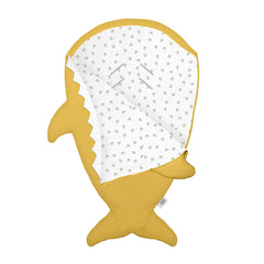 BABY BITES<br/>純棉手作嬰幼兒睡袋 芥末黃 (標準版) - Shark Tank Taiwan 