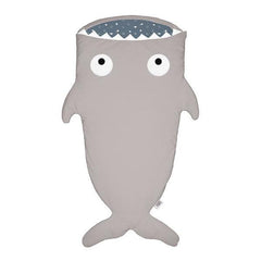 BABY BITES<br/>純棉兒童多功能睡袋 (輕量型) - 卡其灰 藍底