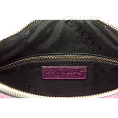 BURBERRY Small Signature Magenta Leather Hobo Bag 3882878 - Shark Tank Taiwan 