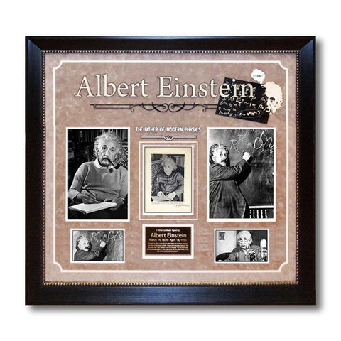 Albert Einstein Signature<br/>愛因斯坦親筆簽名
