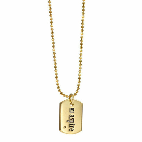 Dog Tag - Necklace - Aspire
