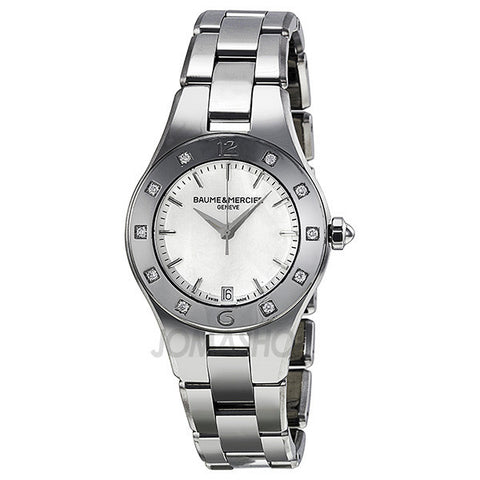 Baume and Mercier - Linea Mother of Pearl Stainless Steel Ladies Watch MOA10071 (70% off)