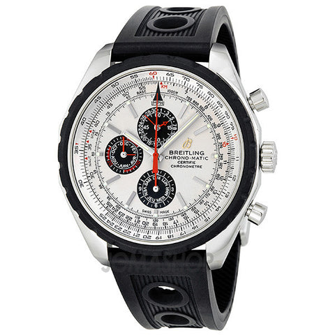 Breitling Chrono - Matic 1461 Automatic Chronograph Silver Dial Mens Watch A1936002-G683 (30% off) - Shark Tank Taiwan 