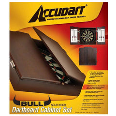 Accudart - D4214 Bull Wood Veneer Dart Cabinet Set - Shark Tank Taiwan 