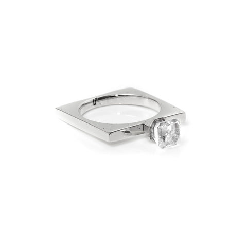 Bumper Car Babe - Ring - Silver - Shark Tank Taiwan 