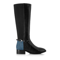 YULL SHOES Cumbria Flat Knee - High Boot<br/>坎布里亞及膝高跟靴 (共3色) - Shark Tank Taiwan 