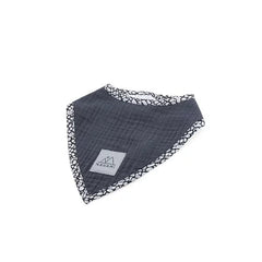 NANAMI<BR/>雙層有機棉三角領巾/圍兜 (共4色)