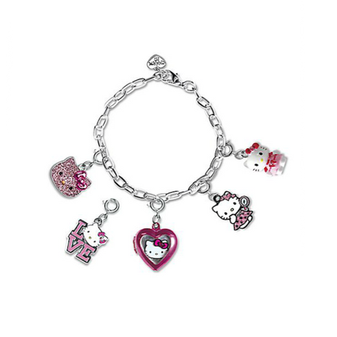 CHARM IT! - Girl's Six-Piece Hello Kitty Bracelet & Charms Gift Set - Shark Tank Taiwan 歐美時尚生活網