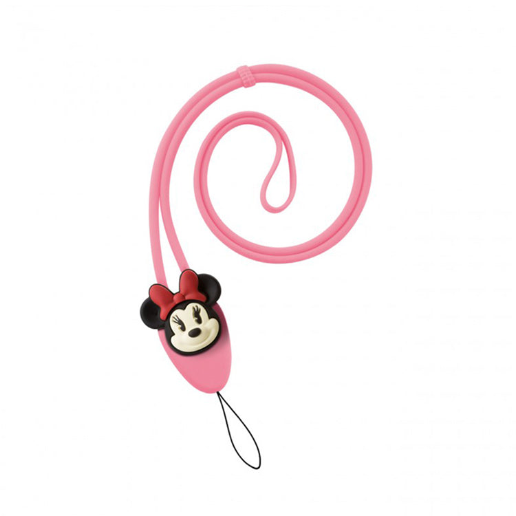 DISNEY Charm Lanyard Plus<br/>大逗扣彈力頸掛繩 - 米妮