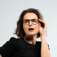 NOOZ<br/>抗藍光輕薄時尚造型平光閱讀眼鏡 - 矩形 (共8色)