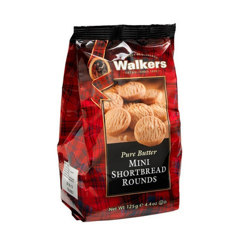 WALKERS Pure Butter - Mini Shortbread Rounds<br/>蘇格蘭皇家奶油系列 - 迷你圓形奶油餅乾 (12入/組)