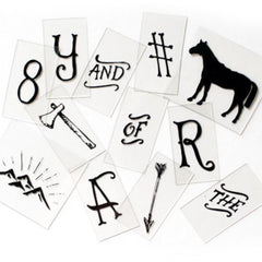 MY CINEMA LIGHTBOX Wilderness Letter Pack<br/>原野字卡組 (適用經典版燈箱)