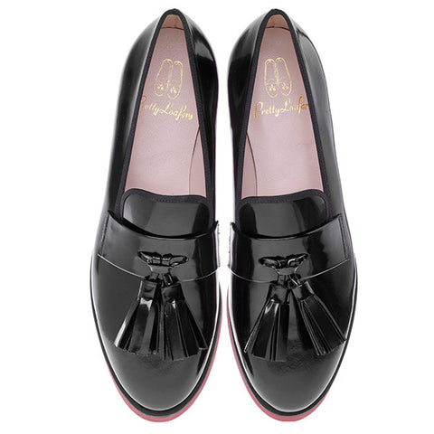 PRETTY BALLERINAS<br/>厚底漆皮樂福鞋 (共2色) - Shark Tank Taiwan 