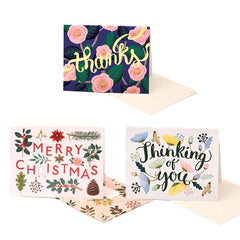 CLAP CLAP DESIGN<br/>文字系列卡片 (3入組)