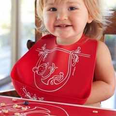 MODERN TWIST<br/>Mini款幼兒圍兜 - 猴子吊單槓