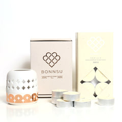 BONNSU Home Fragrance Set<br/>倒映骨瓷燭台 + 香氛蠟燭 禮盒組 - Shark Tank Taiwan 