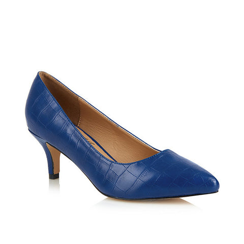 YULL SHOES Green Park Croc Kitten Heel<br/>綠色公園鱷魚皮短跟鞋 (共2色) - Shark Tank Taiwan 