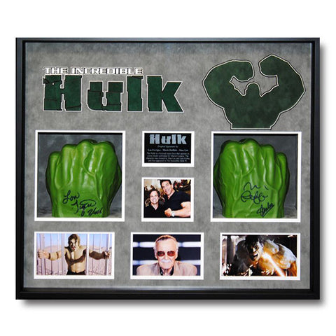 Hunk Autographed Stage Property<br/>無敵浩克親筆簽名道具