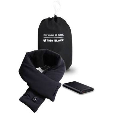 TOBY BLACK<br/>智能恆溫發熱圍巾發熱枕禮盒 - 旗艦組 (經典黑)