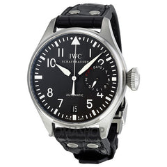 IWC - Big Pilot Black Dial Leather Mens Watch IW500901 (25%) - Shark Tank Taiwan 