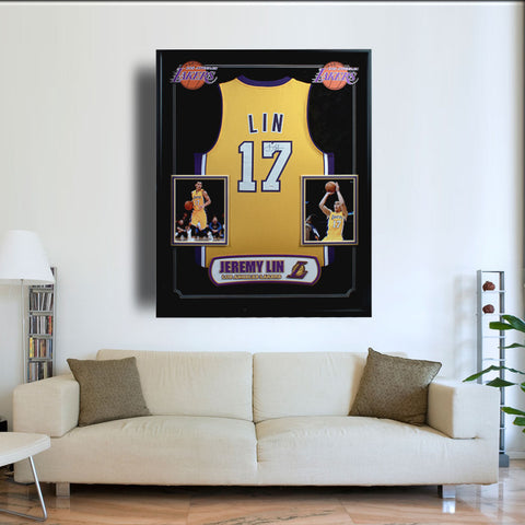 NBA Jeremy Lin Autographed Jersey - Laker<br/>林書豪湖人隊簽名球衣 - Shark Tank Taiwan 