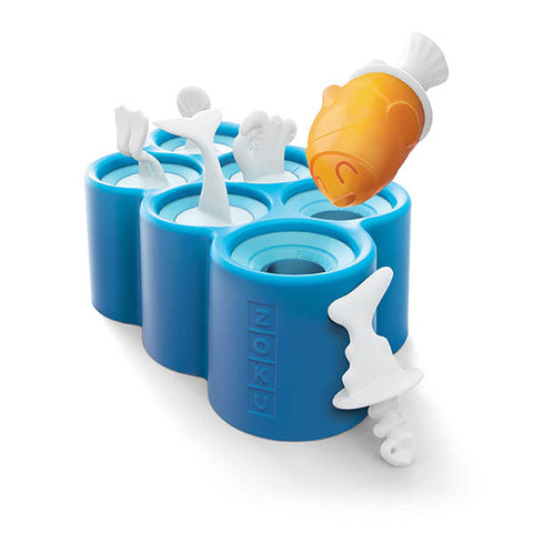 ZOKU<br/>小魚造型冰棒模具組 - 6入