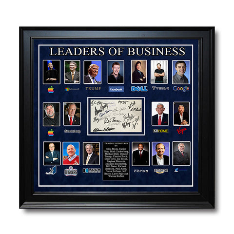 The Leaders Of Business Signature<br/>企業巨擘親筆簽名