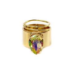 Lightening Bug - Ring - Gold with Lemon - Shark Tank Taiwan 