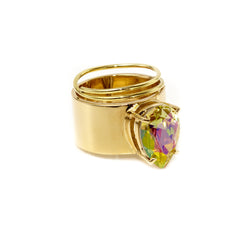 Lightening Bug - Ring - Gold with Lemon - Shark Tank Taiwan 