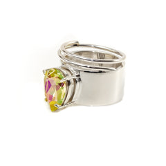 Lightening Bug - Ring - Silver with Lemon - Shark Tank Taiwan 