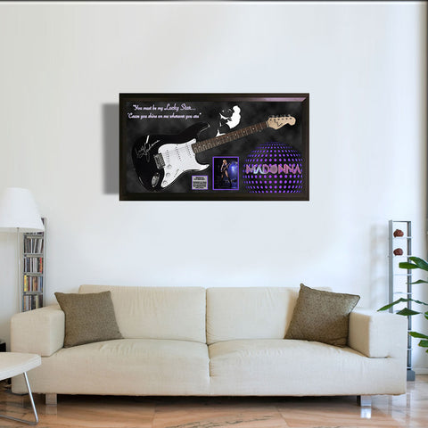 Madonna Autographed Guitar<br/>瑪丹娜親筆簽名電吉他 - Shark Tank Taiwan 